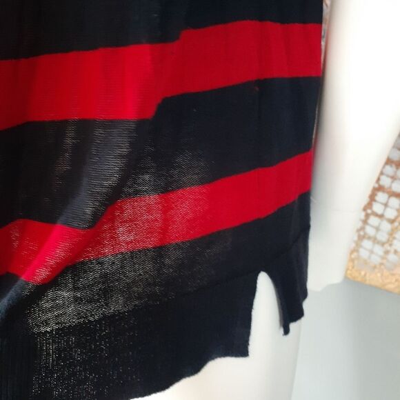 Zara Red and Navy Striped Sweater - Picture 7 of 10